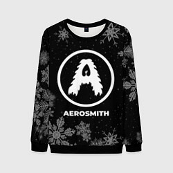 Свитшот мужской Снежный Aerosmith, цвет: 3D-черный