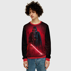 Свитшот мужской Дарт Вейдер - владыка ситх, цвет: 3D-красный — фото 2