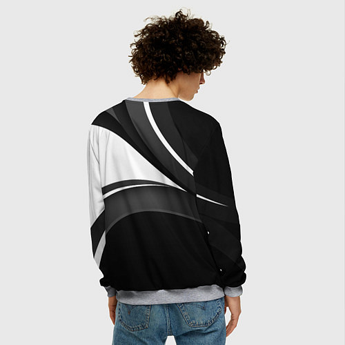 Мужской свитшот Lixiang - классический / 3D-Меланж – фото 4