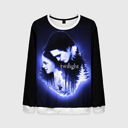 Свитшот мужской Twilight Bella and Edward, цвет: 3D-белый