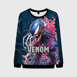 Свитшот мужской Venom Marvel, цвет: 3D-черный