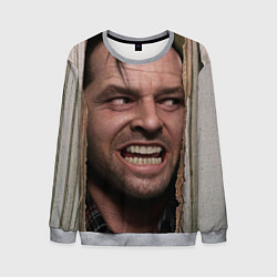 Свитшот мужской The shining - heres johnny, цвет: 3D-меланж