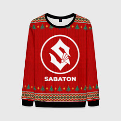 Свитшот мужской Sabaton new year, цвет: 3D-черный