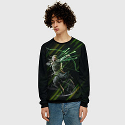 Свитшот мужской Леголас - Властелин колец, цвет: 3D-черный — фото 2