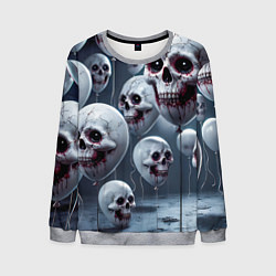Мужской свитшот Шарики черепа