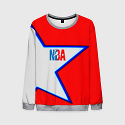 Свитшот мужской NBA star, цвет: 3D-меланж