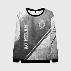 Свитшот мужской AC Milan - grey gradient вертикально, цвет: 3D-черный