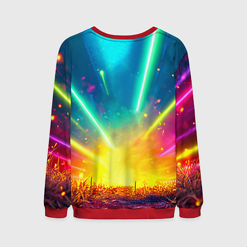 Мужской свитшот Веселая уточка / 3D-Красный – фото 2