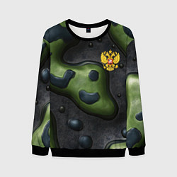 Мужской свитшот Объемный абстрактный камуфляж