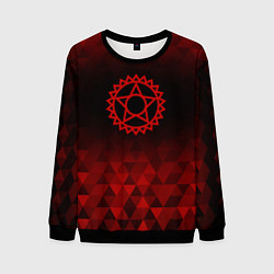 Свитшот мужской Black Butler red poly, цвет: 3D-черный