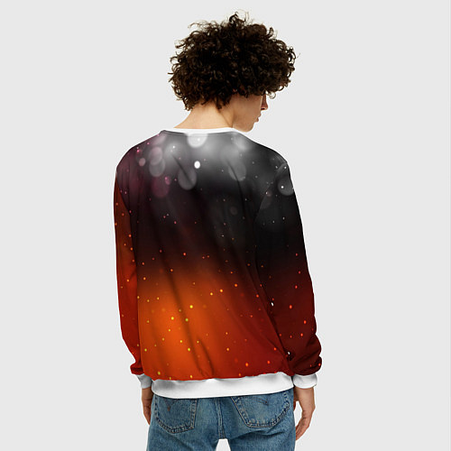 Мужской свитшот Kingdom Come Deliverance 2 logo / 3D-Белый – фото 4