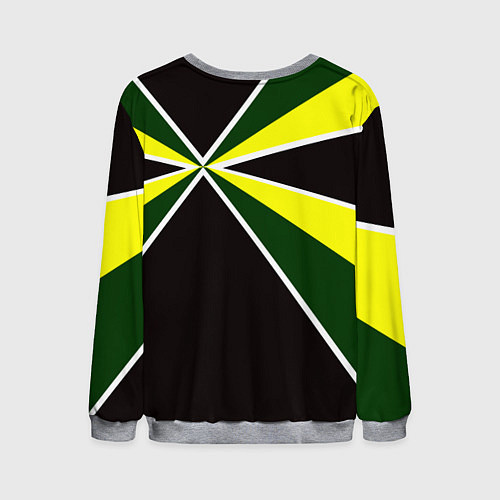 Мужской свитшот Мотострелковые войска: шеврон без текста / 3D-Меланж – фото 2