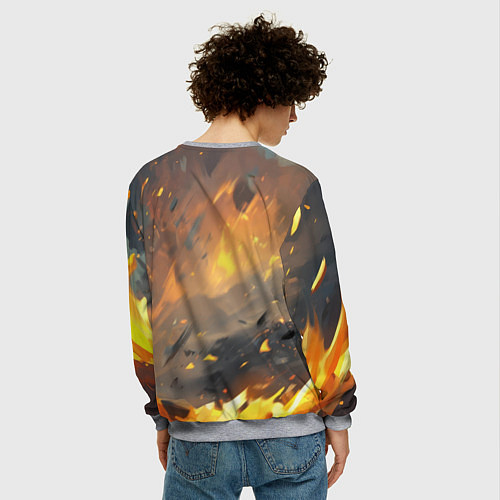 Мужской свитшот Assassins Creed / 3D-Меланж – фото 4