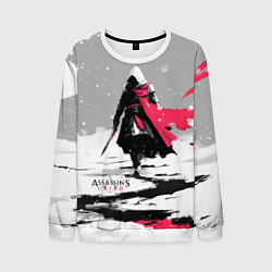 Свитшот мужской Assassins Creed winter ninja, цвет: 3D-белый