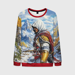 Свитшот мужской Assassins Creed winter, цвет: 3D-красный