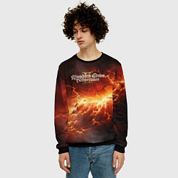 Свитшот мужской Kingdom Come Deliverance 2 logo, цвет: 3D-черный — фото 2