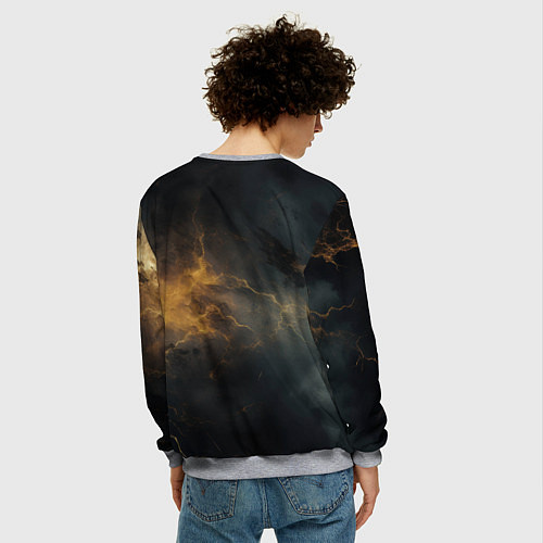 Мужской свитшот Stronghold сrusader гроза крестоносцев / 3D-Меланж – фото 4