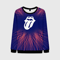 Свитшот мужской Rolling Stones red energy, цвет: 3D-черный