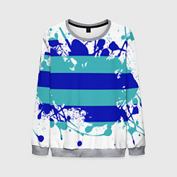 Свитшот мужской Капли краски, цвет: 3D-меланж