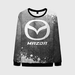 Свитшот мужской Mazda - grey gradient, цвет: 3D-черный