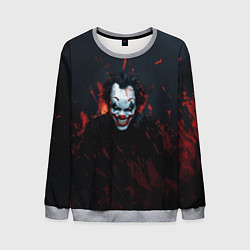 Свитшот мужской Джокер в огне, цвет: 3D-меланж