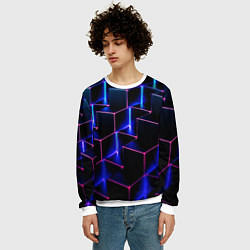 Свитшот мужской Zoom, цвет: 3D-белый — фото 2