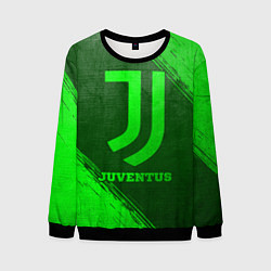 Свитшот мужской Juventus - green gradient, цвет: 3D-черный