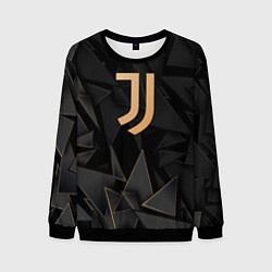 Свитшот мужской Juventus golden poly, цвет: 3D-черный