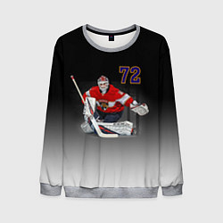 Свитшот мужской Sergey Bobrovsky is goalkeeper of the Florida Pant, цвет: 3D-меланж