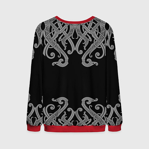 Мужской свитшот Русь дружина богатыри / 3D-Красный – фото 2