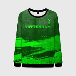 Свитшот мужской Tottenham - green gradient посередине, цвет: 3D-черный