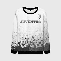 Свитшот мужской Juventus - white gradient посередине, цвет: 3D-черный