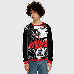 Свитшот мужской Круэлла - big pictures, цвет: 3D-красный — фото 2