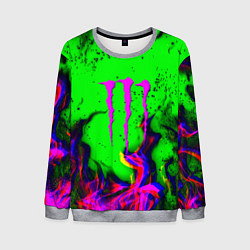 Мужской свитшот Monster Energy flame