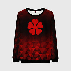 Свитшот мужской Black Clover red poly, цвет: 3D-черный