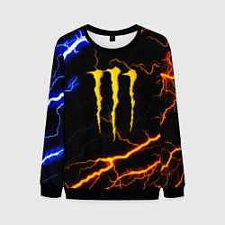 Свитшот мужской Monster energy storm, цвет: 3D-черный