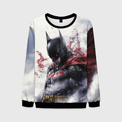 Свитшот мужской Бэтмен в тумане, цвет: 3D-черный