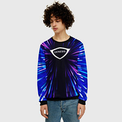 Свитшот мужской Genesis neon energy, цвет: 3D-черный — фото 2