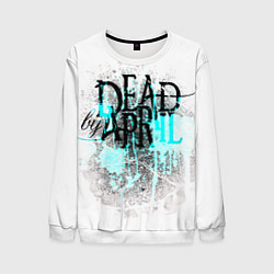 Свитшот мужской Dead by april краски, цвет: 3D-белый