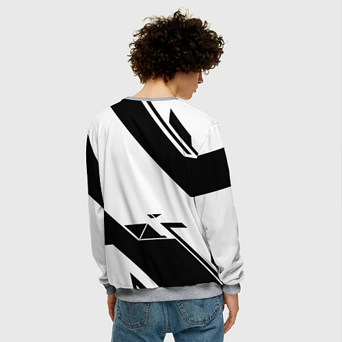 Мужской свитшот Farcry6 геометрия полосы / 3D-Меланж – фото 4
