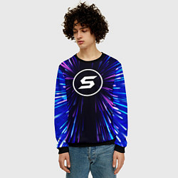 Свитшот мужской Skillet neon energy, цвет: 3D-черный — фото 2