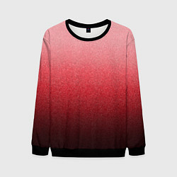 Мужской свитшот Мягкий градиент красно-розовый текстура крошка