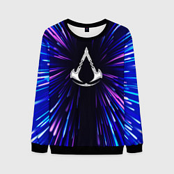Свитшот мужской Assassins Creed neon energy, цвет: 3D-черный