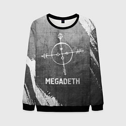 Мужской свитшот Megadeth - grey gradient