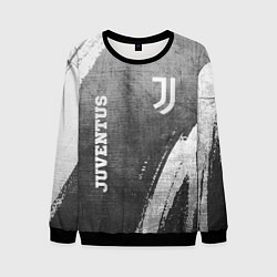 Свитшот мужской Juventus - grey gradient вертикально, цвет: 3D-черный