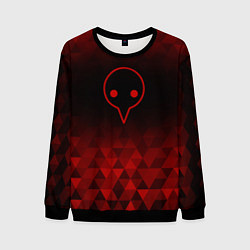 Свитшот мужской Evangelion red poly, цвет: 3D-черный