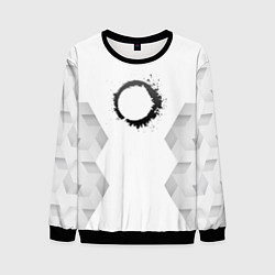 Свитшот мужской The Callisto Protocol white poly, цвет: 3D-черный