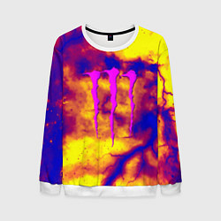 Свитшот мужской Monster energy storm grunge, цвет: 3D-белый