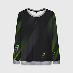 Свитшот мужской Color black green, цвет: 3D-меланж