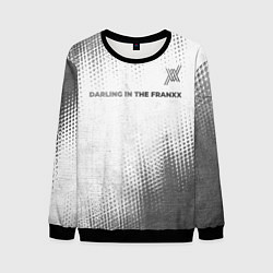 Мужской свитшот Darling in the FranXX - white gradient посередине